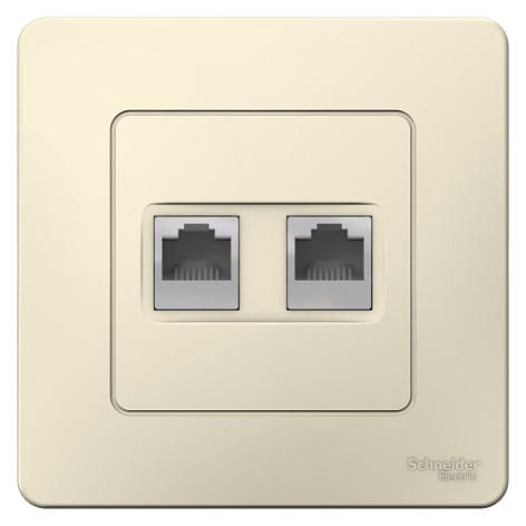 Изображение товара Розетка Systeme Electric BLNIS045452 внутренняя с двумя разъемами IP20