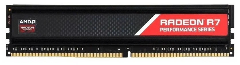 

Модуль памяти DDR4 16GB AMD R7S416G2606U2S PC4-21300 2666MHz CL16 1.2V с радиатором Ret, R7S416G2606U2S