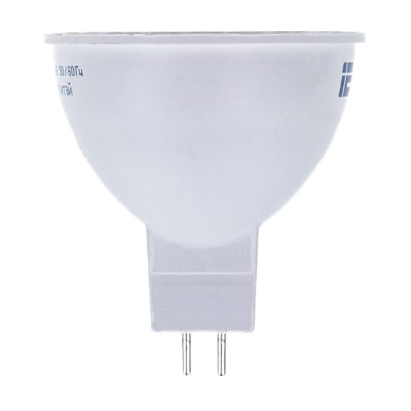 

Лампа светодиодная IEK LLE-MR16-5-230-40-GU5 Eco 5Вт MR16 софит 4000К нейтр. бел. GU5.3 450лм 230-240В, LLE-MR16-5-230-40-GU5