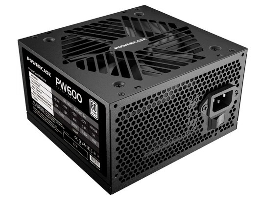 Изображение товара Блок питания Powercase PA-600SI 600 Вт 80 Plus ATX активное охлаждение