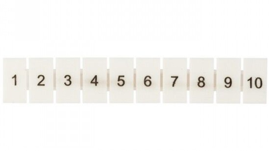 

Маркер EKF zb-st-2.5-1-10 для JXB-ST/Push-in 2,5 с нумерацией 1-10 (100 шт.), zb-st-2.5-1-10