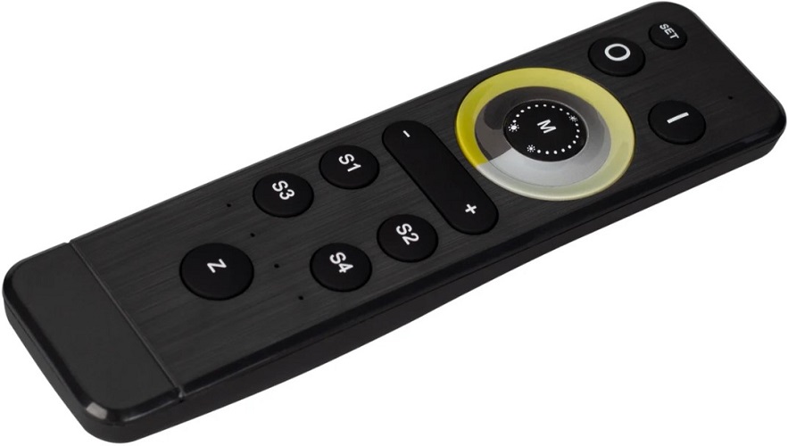 

Пульт Arlight ARL-SIRIUS-DIM/MIX Black 029926 (4 зоны, 2.4G) IP20 пластик, ARL-SIRIUS-DIM/MIX Black