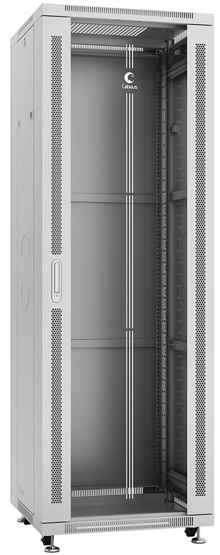 

Шкаф напольный 19", 37U Cabeus SH-05C-37U60/80 600x800x1833mm (ШхГхВ) передняя стеклянная и задняя сплошная металлическая двери, ручка с замком, цвет, SH-05C-37U60/80