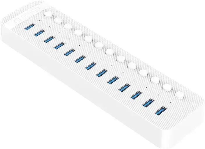 

Концентратор Orico CT2U3-13AB-EU-WH-BP 13хUSB-A 3.0, вход USB-A 3.0, белый, CT2U3-13AB-EU-WH-BP