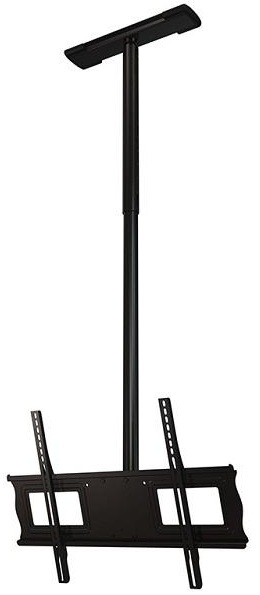 

Крепление потолочное Wize CU65D60AR для 2 дисплеев 37”– 75”, расположенных спина к спине, Max VESA 600x400, наклон -8°/+12°, поворот 360°, общая высот, CU65D60AR