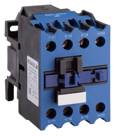 Изображение товара Контактор КЭАЗ 110579 Электромагнитный 3 полюса 25 А 110 В