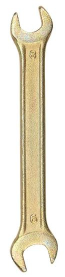 Изображение товара Рожковый гаечный ключ Rexant 12-5822-2 8-9 мм, 130 мм, изоцинкованный