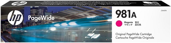 

Картридж HP 981A J3M69A пурпурный (6000 стр), 981A
