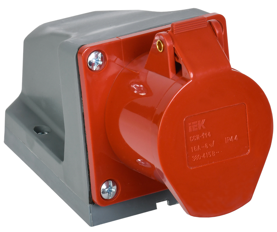 

Розетка IEK PSN12-016-4 стационарная ССИ-114 MAGNUM 16А 3Р+РЕ 380В IP44, PSN12-016-4