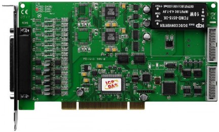 

Плата ICP DAS PISO-DA8U CR Universal PCI 8-channel isolated D/A board, CA-4002 D-Sub connector., PISO-DA8U CR