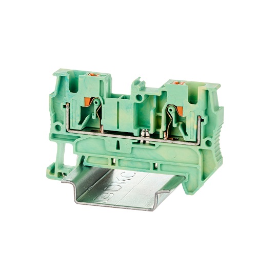 

Клемма заземления DKC VPR-4-PE-YG зажим push-in, 2 точки подключения, 4 кв.мм, "Nuputuk", VPR-4-PE-YG