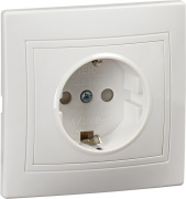 фото Розетка с заземлением IEK KV-R14-16-PC-K01