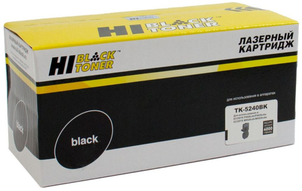 Изображение товара Лазерный картридж Hi-Black HB-TK-5240Bk для Kyocera