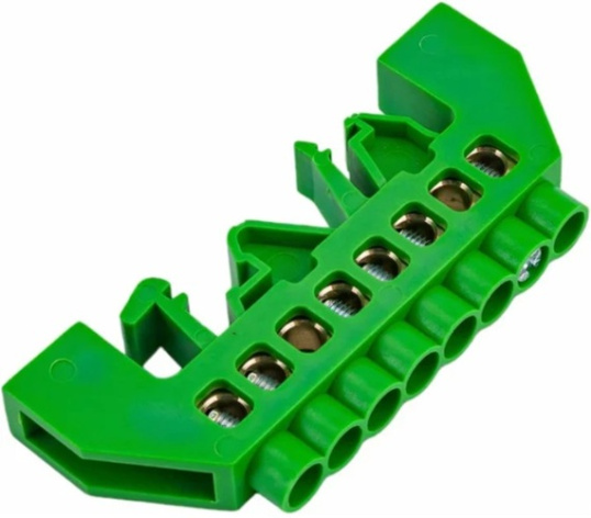 Изображение товара Шина Rexant 11-2307 для электромонтажа на DIN-рейку 8 групп 80 А