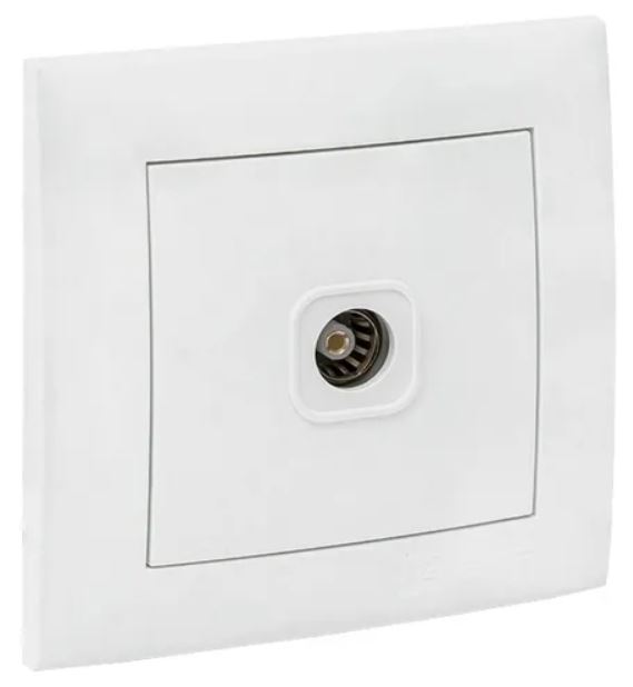 

Розетка телевизионная оконечная в сборе EKF EWA00-227-10 Валенсия 10дБ-240МГц белая, EWA00-227-10