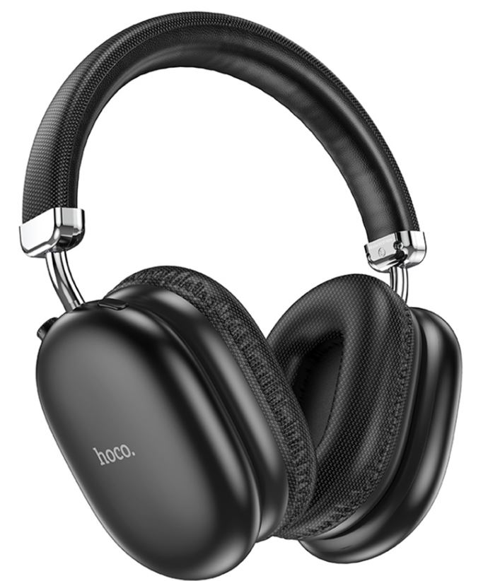 

Наушники Hoco W35 Max Joy 6942007612203 bluetooth 5.3, AUX, цвет: чёрный (1/40), W35 Max Joy