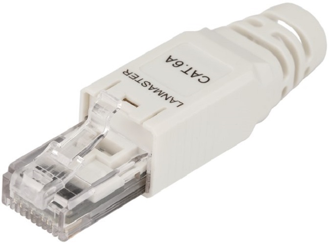 

Коннектор Lanmaster LAN-TMP-U6A-WH полевой, RJ45 8P8C, неэкранированный, кат.6A, LAN-TMP-U6A-WH