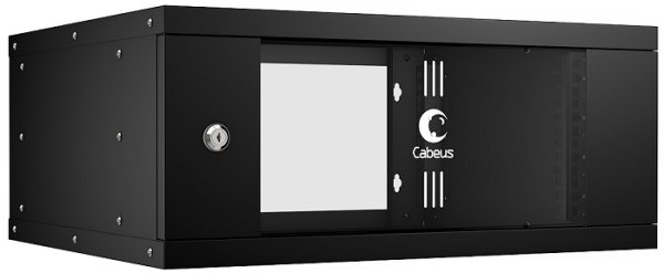 фото Шкаф настенный 19", 4U Cabeus WSC-05D-4U55/45-BK в Уфе