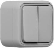 фото Переключатель двухклавишный  EKF BT1-SWG-21