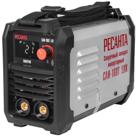 

Сварочный аппарат инверторный Ресанта САИ-160Т LUX 65/69 Сварочный аппарат инверторный САИ-160Т LUX Ресанта, САИ-160Т LUX