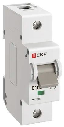 Изображение товара Автоматический выключатель EKF mcb47125-1-100D для защиты цепей