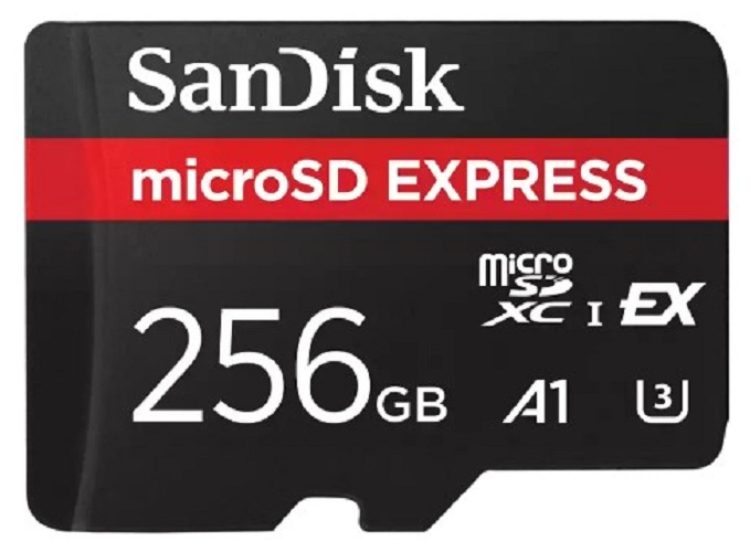 Карта памяти MicroSDXC 256GB SanDisk Express SDSQXFN-256G-GR6ZN Class 10, UHS-I, 650/880MB/s