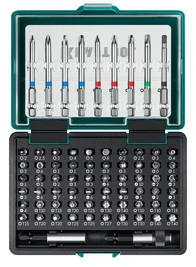 Изображение товара Набор бит Kraftool C-drive 71 - универсальный набор для винтовых соединений