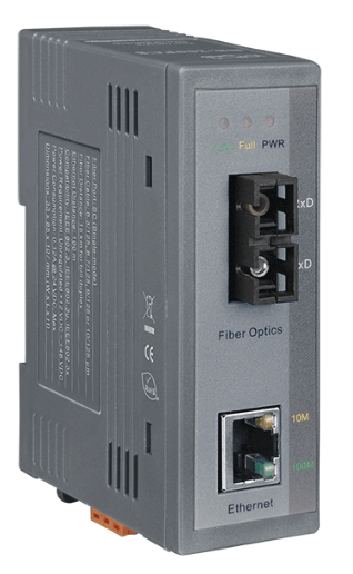 Изображение товара Медиа-конвертер ICP DAS NS-200AFCS-T для Ethernet на DIN-рейку 30 км