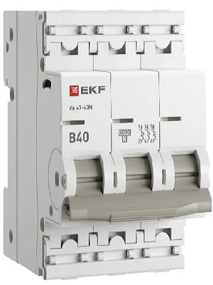 Изображение товара Автоматический выключатель EKF M636340B для защиты электрических сетей