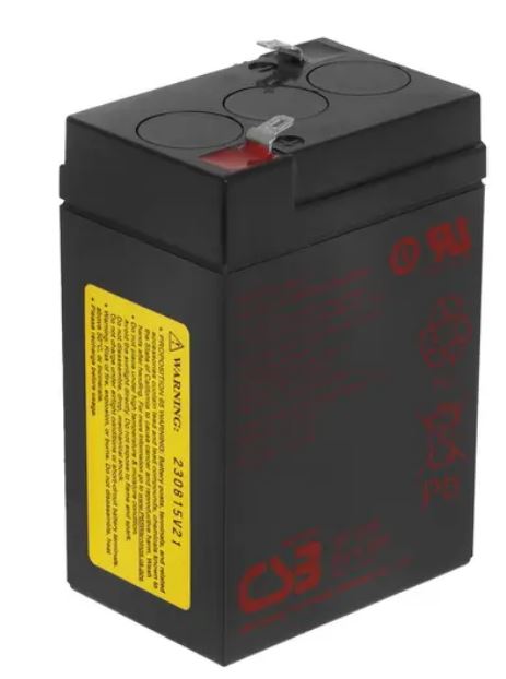 

Батарея CSB GP 645 6В, 4.5Ач, 70х48х108мм, GP 645