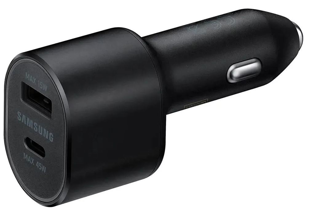 

Зарядное устройство автомобильное Samsung EP-L5300 45W 2A (PD+QC+AFC) USB/USB Type-C универсальное черный, EP-L5300