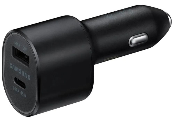 Изображение товара Автомобильное зарядное устройство Samsung EP-L5300XBEGWW 45 Вт быстрое зарядка