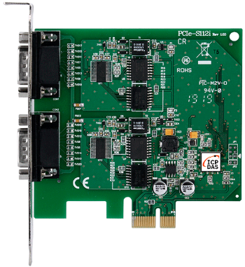 

Плата ICP DAS PCIe-S112i CR PCI Express, Serial Communication Board with 2 Isolated RS-232 ports (RoHS), PCIe-S112i CR