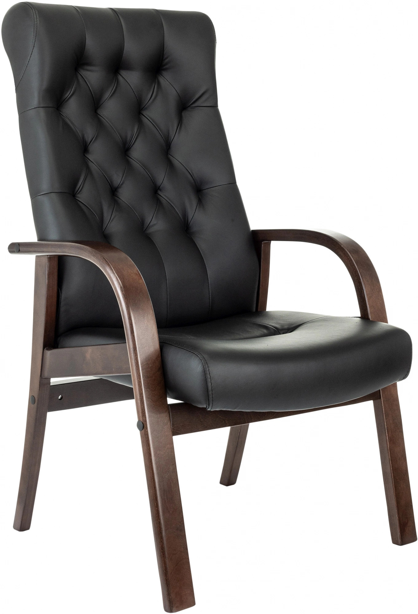 Стул Бюрократ T-9928WALNUT-CF