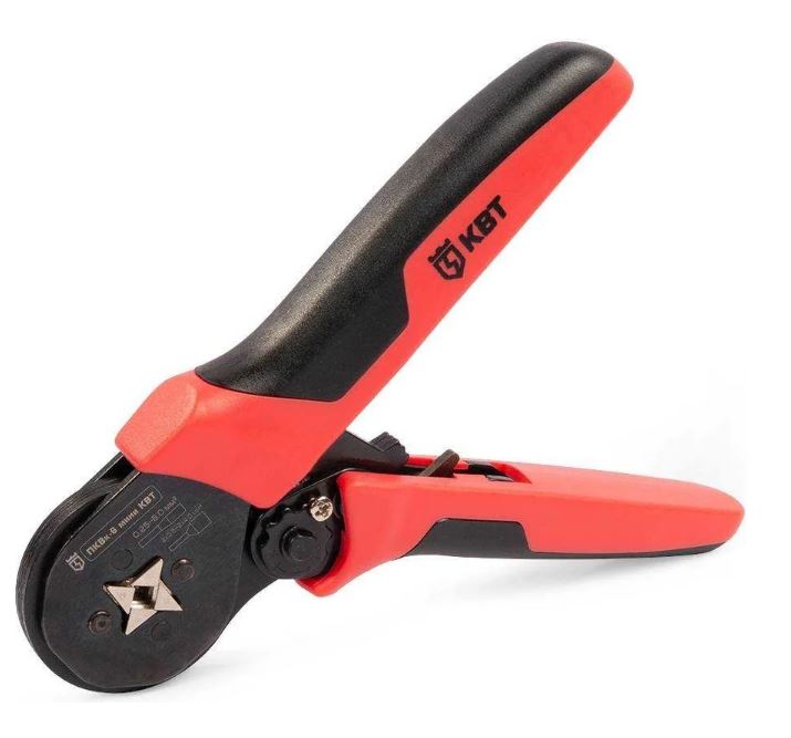 

Пресс-клещи КВТ 89787 универсальные для опрессовки втулочных наконечников ПКВк-6 мини серия ПРОФИ, 89787