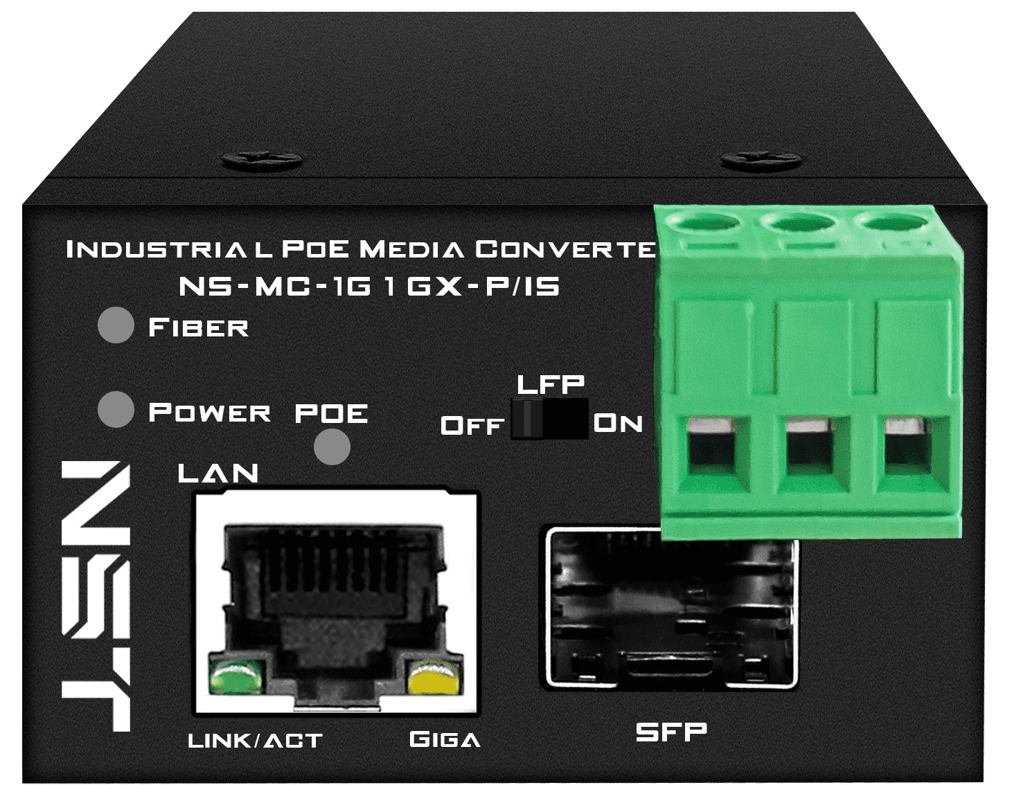 

Медиаконвертер промышленный NST NS-MC-1G1Gx-P/IS компактный Ultra PoE медиаконвертер Gigabit Ethernet, SFP 1000Мбит/c., NS-MC-1G1Gx-P/IS