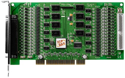 

Плата ICP DAS PISO-C64U CR Universal PCI, 64-channel Optically Isolated Open-collector Digital Output Board, PISO-C64U CR
