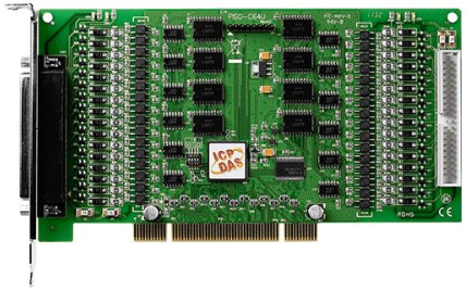 Изображение товара Плата автоматизации ICP DAS PISO-C64U CR с 64 каналами оптической изоляции