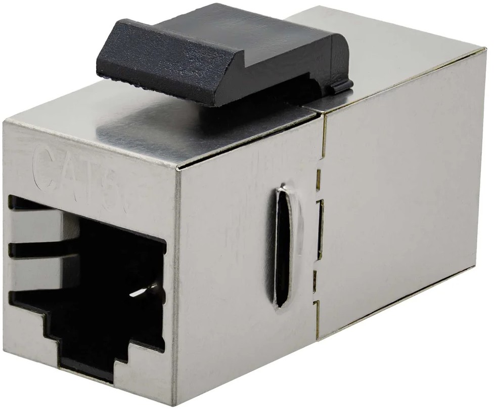 

Адаптер проходной SUPRLAN 10-0316-1 KeystoneRJ45 кат.5E FTP бронз. Стальной, 10-0316-1