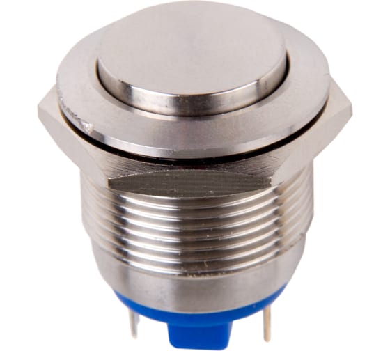 

Кнопка Rexant 36-3412 антивандальная диам. 19 Б/Фикс (2с) OFF-(ON) выпуклая (PBS-28В-4), 36-3412