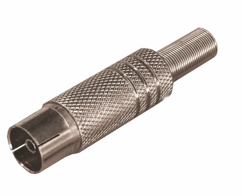 

Разъем Rexant 05-2014 гнездо TV никель c пружиной, 05-2014