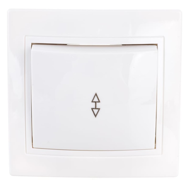 

Выключатель IEK EVK12-K01-10-DM проходной 1-кл. СП Кварта 10А IP20 ВСп10-1-0-КБ белый, EVK12-K01-10-DM