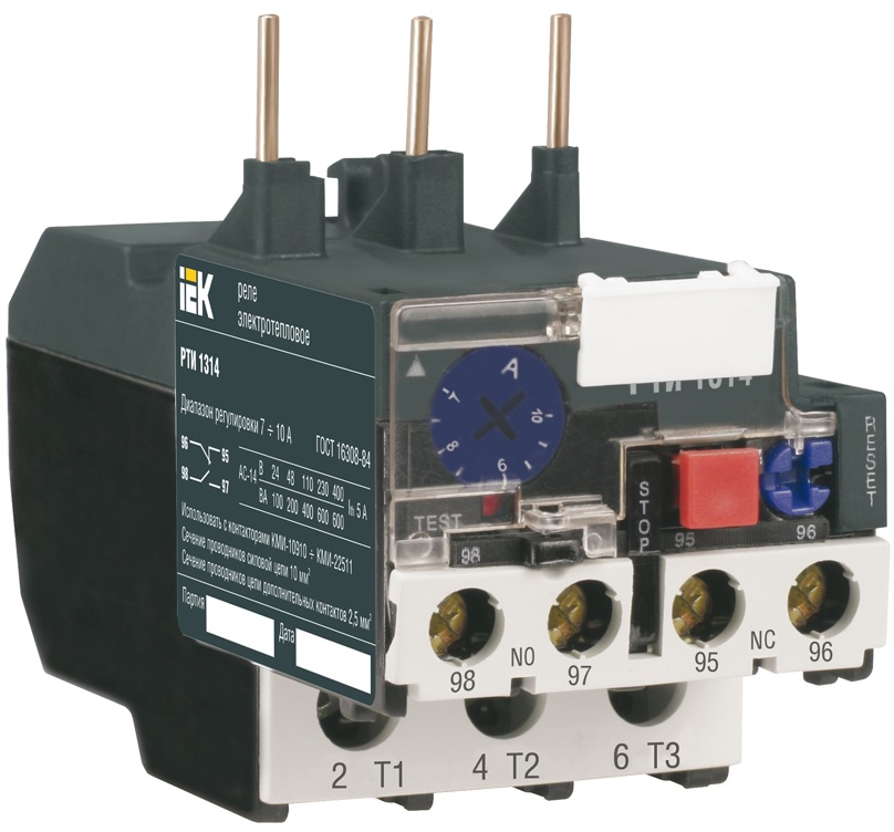 

Реле IEK DRT10-0007-0010 тепловое РТИ-1314 7-10А, DRT10-0007-0010