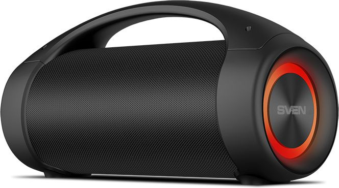 

Колонка портативная Sven PS-370 SV-020408 черный (40 Вт, Waterproof (IPx5), TWS, Bluetooth, FM, USB, microSD, 3600мА*ч), PS-370