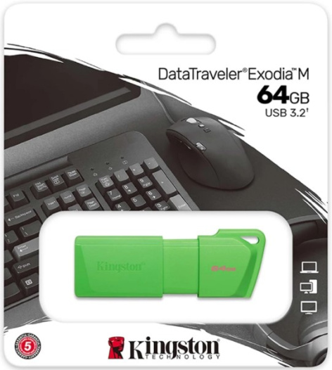 фото Накопитель USB 3.2 64GB Kingston KC-U2L64-7LG в Омске