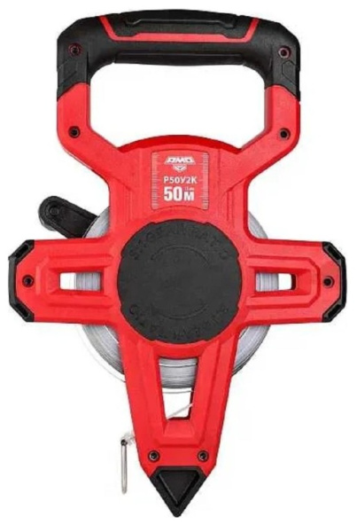 Изображение товара Строительная рулетка AMO Р50У2К 50 метров с обрезиненным корпусом