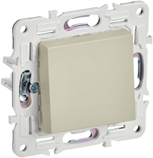 

Переключатель одноклавишный IEK SK-V12-0-10-K98 SKANDY 10А SK-V02Sa Песочный, SK-V12-0-10-K98