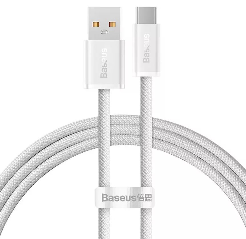 

Кабель интерфейсный Baseus CALD000602 Dynamic 1m White, CALD000602