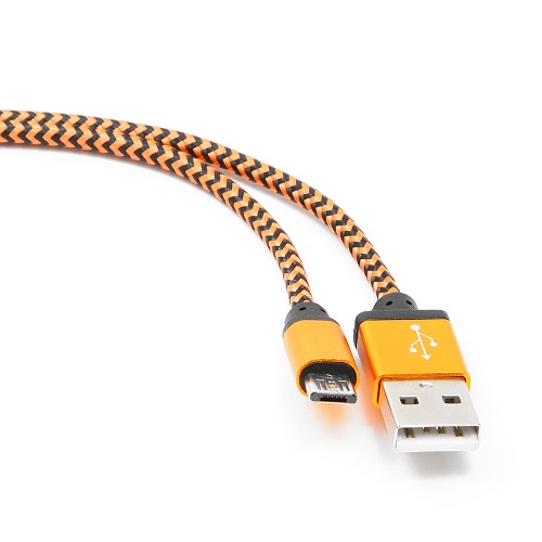 

Кабель интерфейсный USB 2.0 Cablexpert CC-mUSB2oe1m , AM/microBM 5P, 1м, нейлоновая оплетка, алюминиевые разъемы, CC-mUSB2oe1m