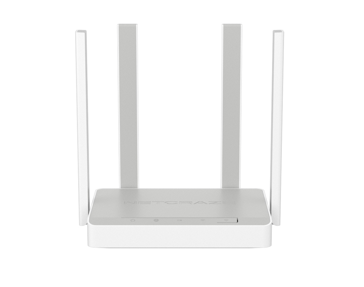 

Интернет-центр Netcraze Speedster NC-3013 гигабитный с Mesh Wi-Fi 5 AC1200, 4-портовым Smart-коммутатором и переключателем режима роутер/ретранслятор, Speedster